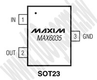 MAX6035AAUR25+