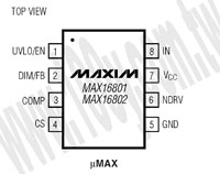 MAX16802BEUA+