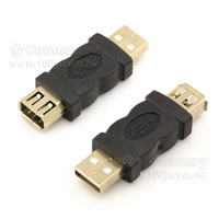 USB-A(M)-1394-6P(F)-౵Y