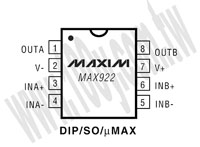 MAX922CPA+