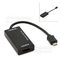 MicroUSB(M)-HDMI(F)-10cm