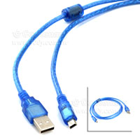 MiniUSB(M)-USB-A(M)-1.5M-5P+Ż