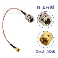 SMA-J+N-K-RG316-0.2M-6G