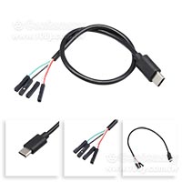 Type-c(M)-����2.54-��1*4P-0.3m